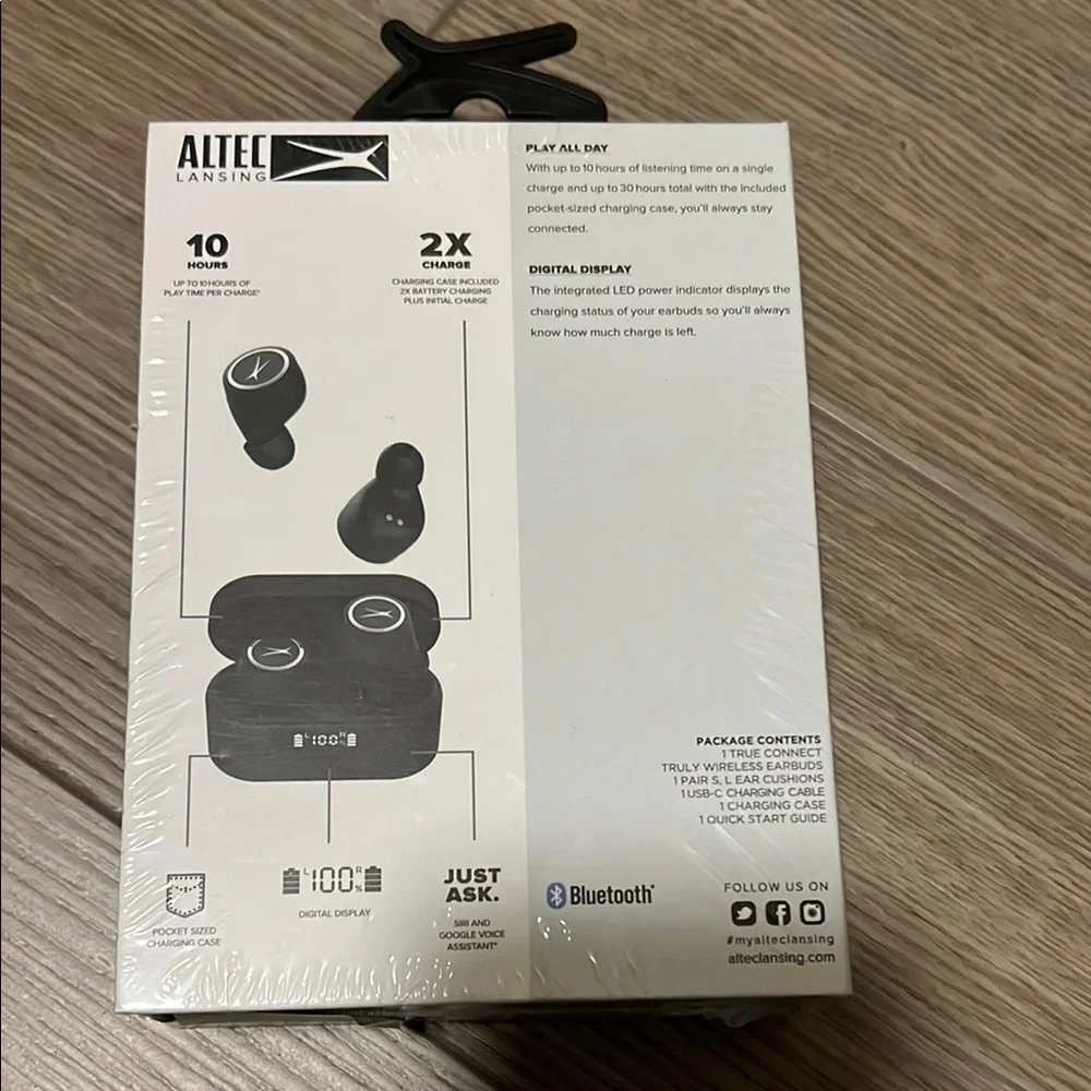 True Connect Black Wireless Earphones
